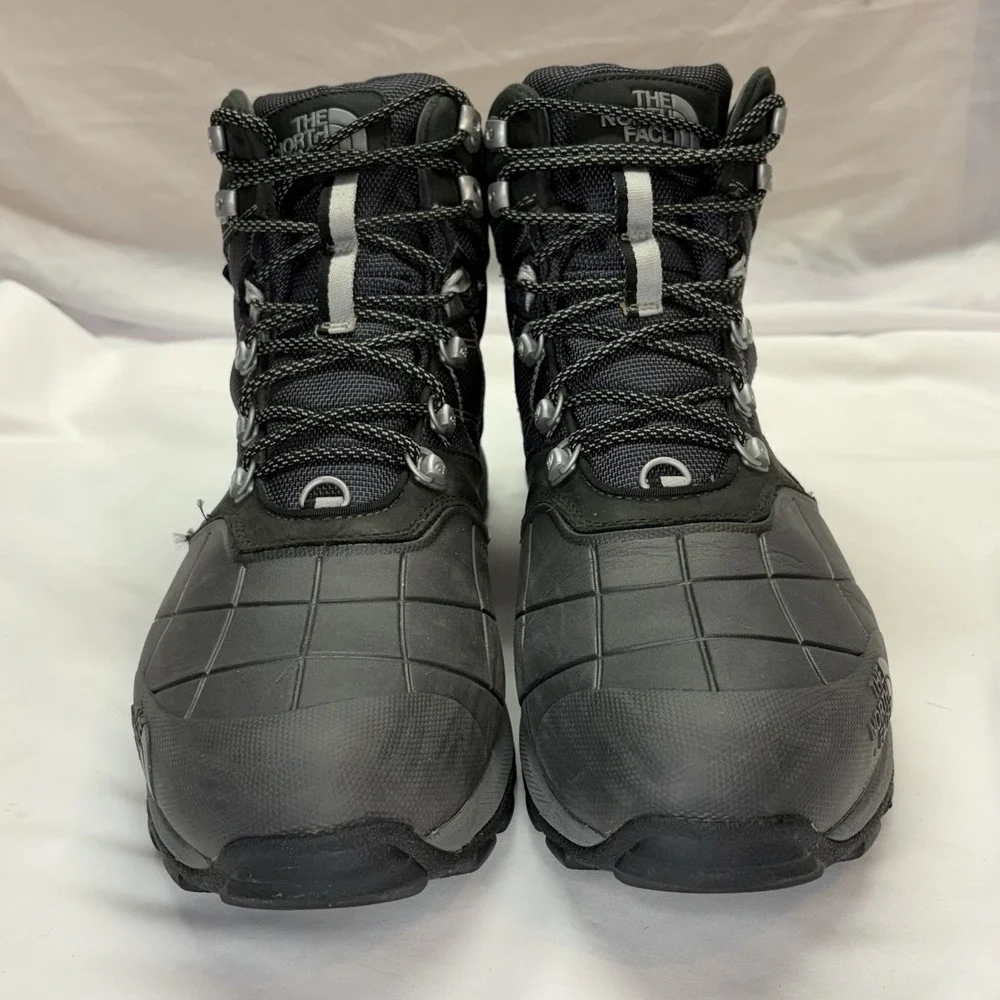 The North Face Snowsquall Mid Boots Mens US 13 Black Waterproof Winter HydroSeal